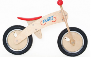 wooden balance bike