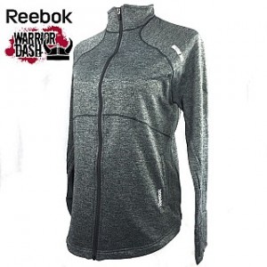 Reebok Ladies PlayDry Moisture Wicking Athletic Jacket - Warrior Dash Edition
