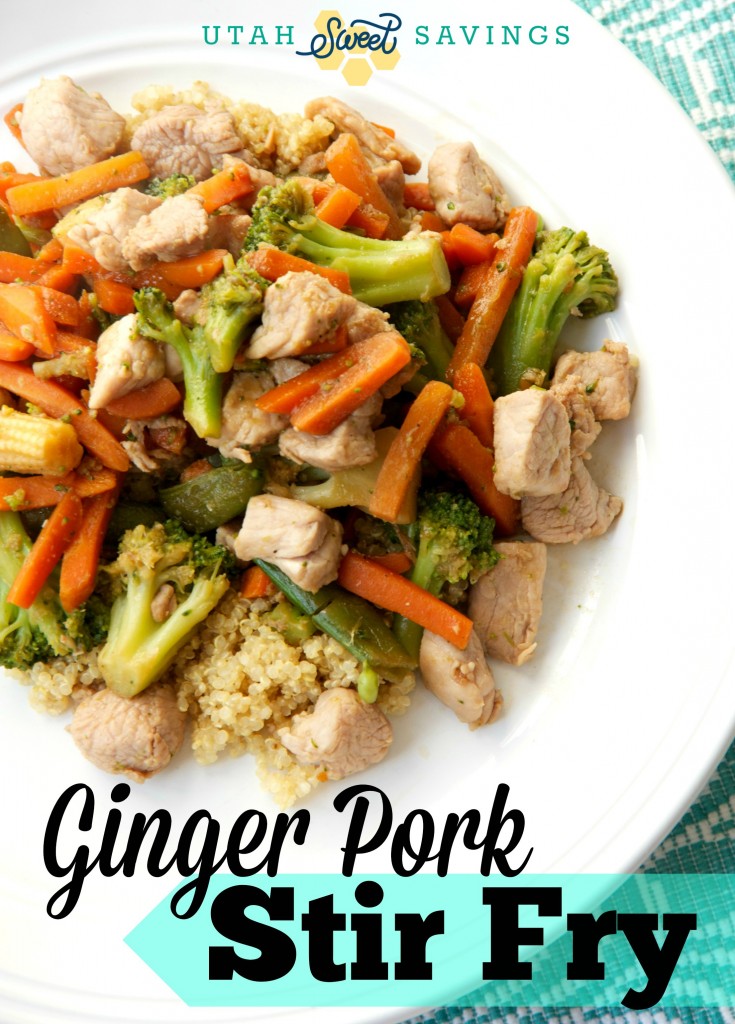 ginger pork stir fry scrumptious sundays