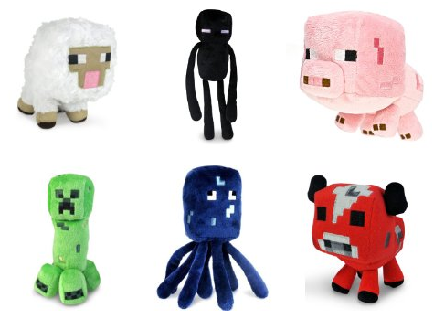 minecraft plush toys