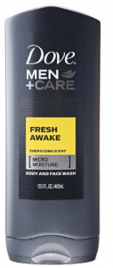 Dove Men Plus Care Body and Face Wash, Fresh Awake
