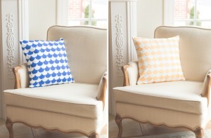 Solid Scallop 18 x 18 Pillow Cover - 3 Colors!