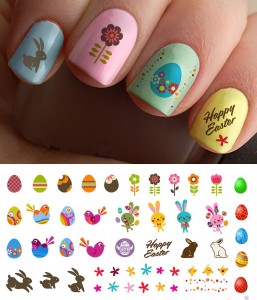 easter nail decals