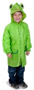 frog raincoat