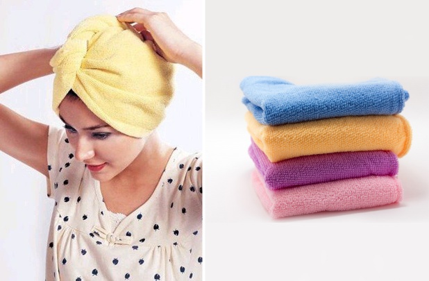 microfiber hair drying towel