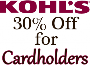 Kohls 30 cardholders