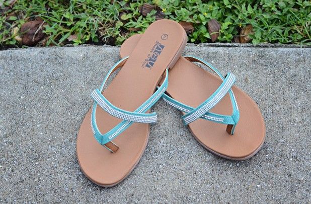 Women's Shimmer Flip Flops - 3 Colors