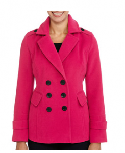 wool blend peacoat