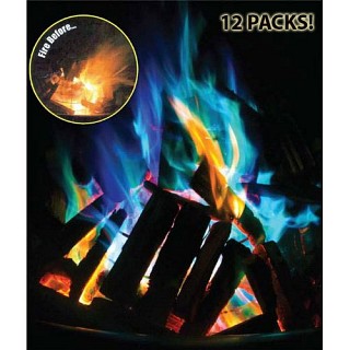 Amazing Color Changing Fire Packets 12 Pack