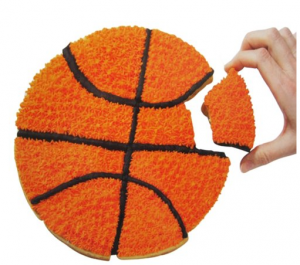 basketball cupcakes