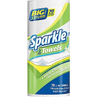 Sparkle ps Premium Paper Towel Rolls, 2-Ply, 30 Rolls