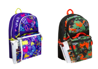 backpacks with lunch box