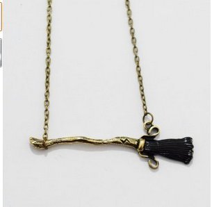 broom necklace