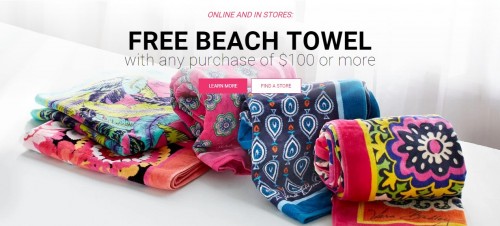 free beach towel