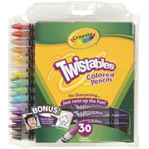 Crayola 30-Count Twistable Colored Pencils
