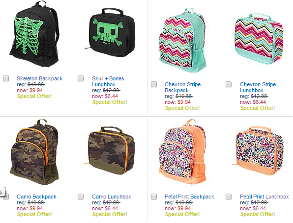 crazy 8 backpacks