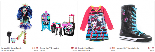 monster high zulily