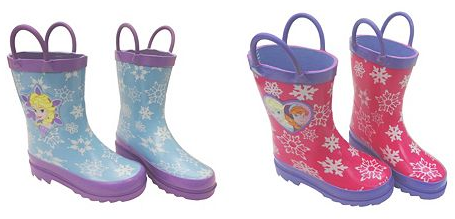 frozen rain boots