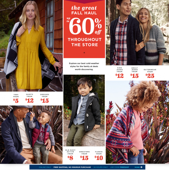 old navy free shipping