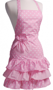 pink flirty apron