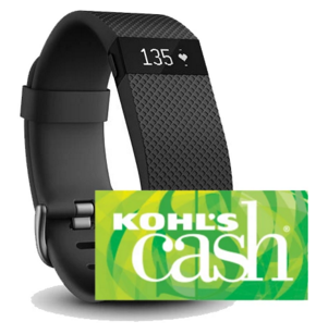 Fitbit Charge HR + $30 Kohl's Cash
