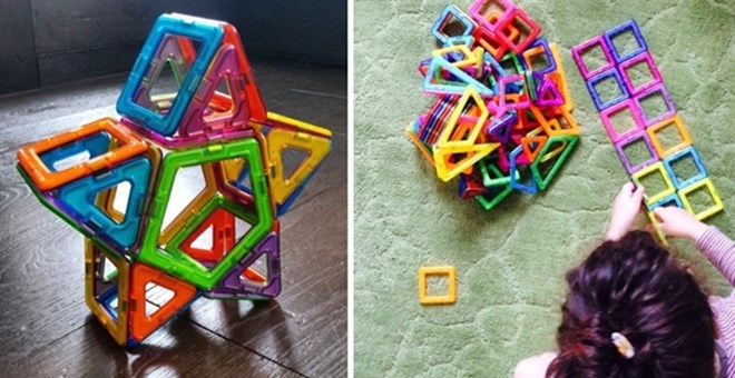 Magnetic building shapes