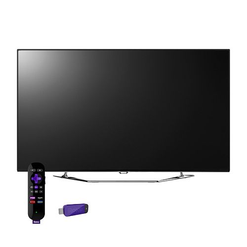 Ovivo Ares 55-Inch 4K 120Hz LED TV with Roku Streaming Stick