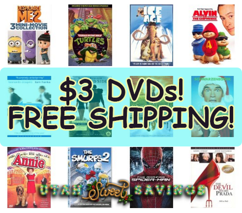 $3 DVDS! Great Stocking Stuffers, FREE Shipping! – Utah Sweet Savings