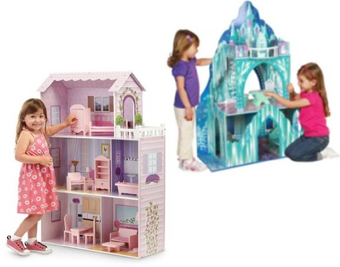 Teamson Fancy Mansion Wooden Dollhouse Ice Mansion Wooden Dollhouse