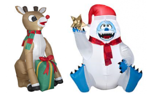 air blown christmas decor