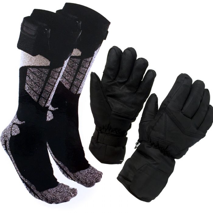 heated socks and gloves