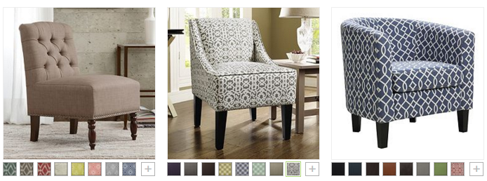 kohls accent chairs