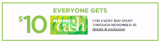 kohls cash