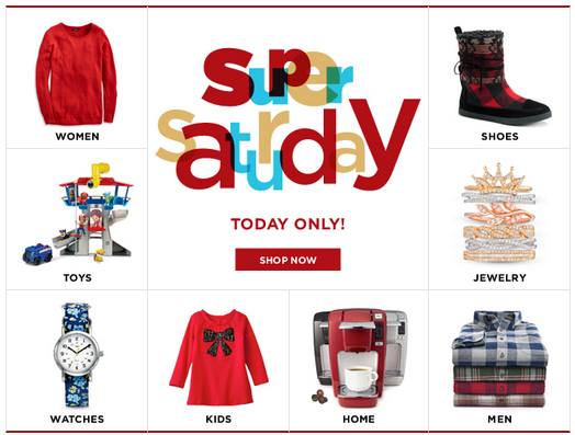 kohls super saturday