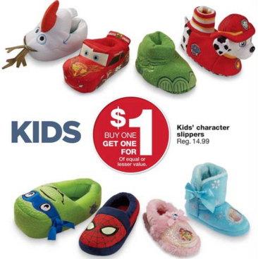 sears bf ad kids slippers