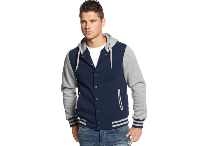 Ring of Fire Hooded Varsity Jacket