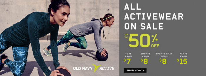 old navy activewear sale