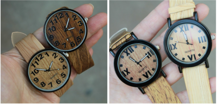 vintage wooden watch