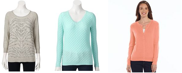 womens sweaters kohls
