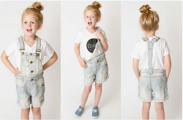 Girls Overall Shorts