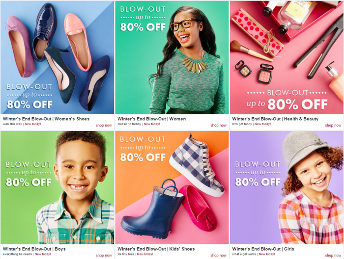 zulily blow out sale