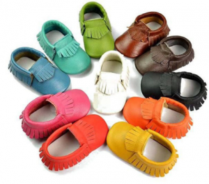 Handmade Genuine Leather Baby Moccasins
