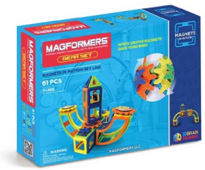 Magformers Magnets in Motion 61Pc Opaque Set