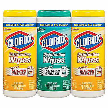 Clorox Disinfecting Wipes Value Pack, Fresh Scent and Citrus Blend, 105 Count