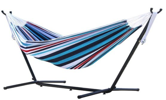 Double 8' Hammock with Stand