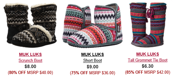 Muk Luk boots