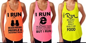 Running Humor Tank Tops