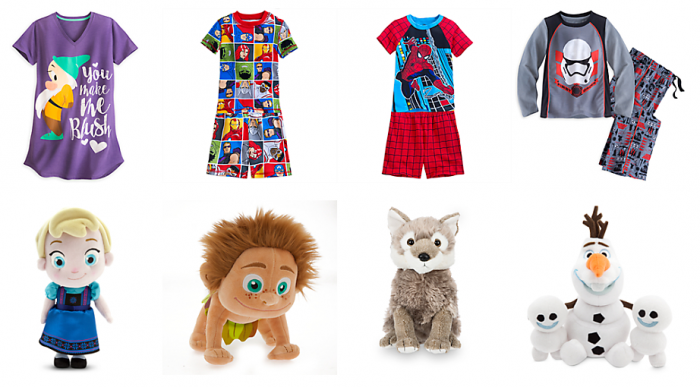 disneystore plush and sleepwear sale