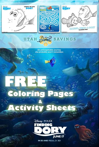 finding dory coloring pages