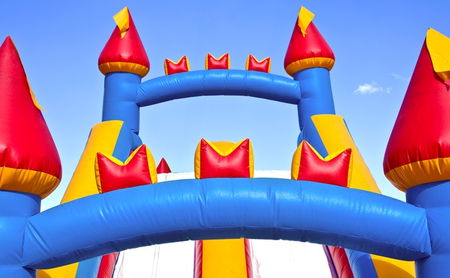 Bounce House or Castle with Slide Rental